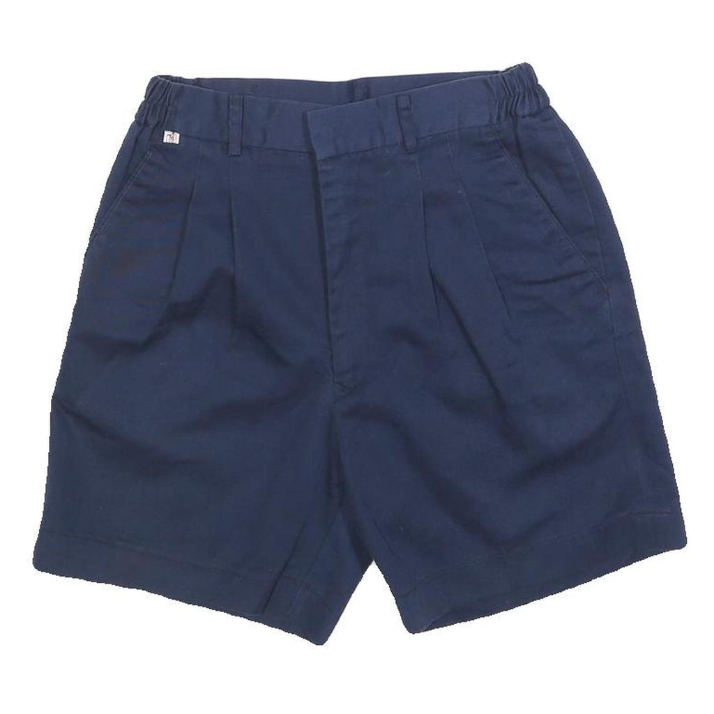 Womens Navy Casual Shorts Cotton Blend M W26 Comfortable Summer Wear