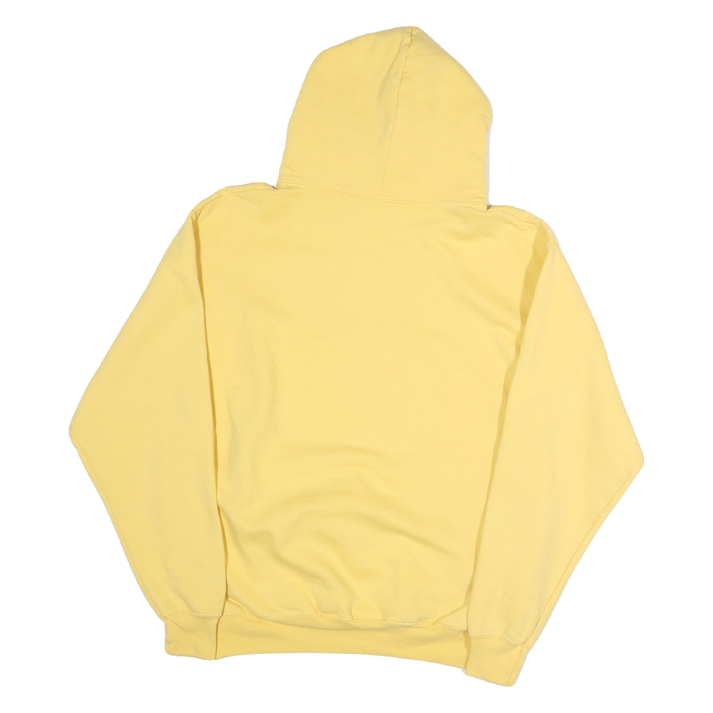 DISNEY Womens Yellow Disneyland Resort Hoodie M Cotton Pullover Casual