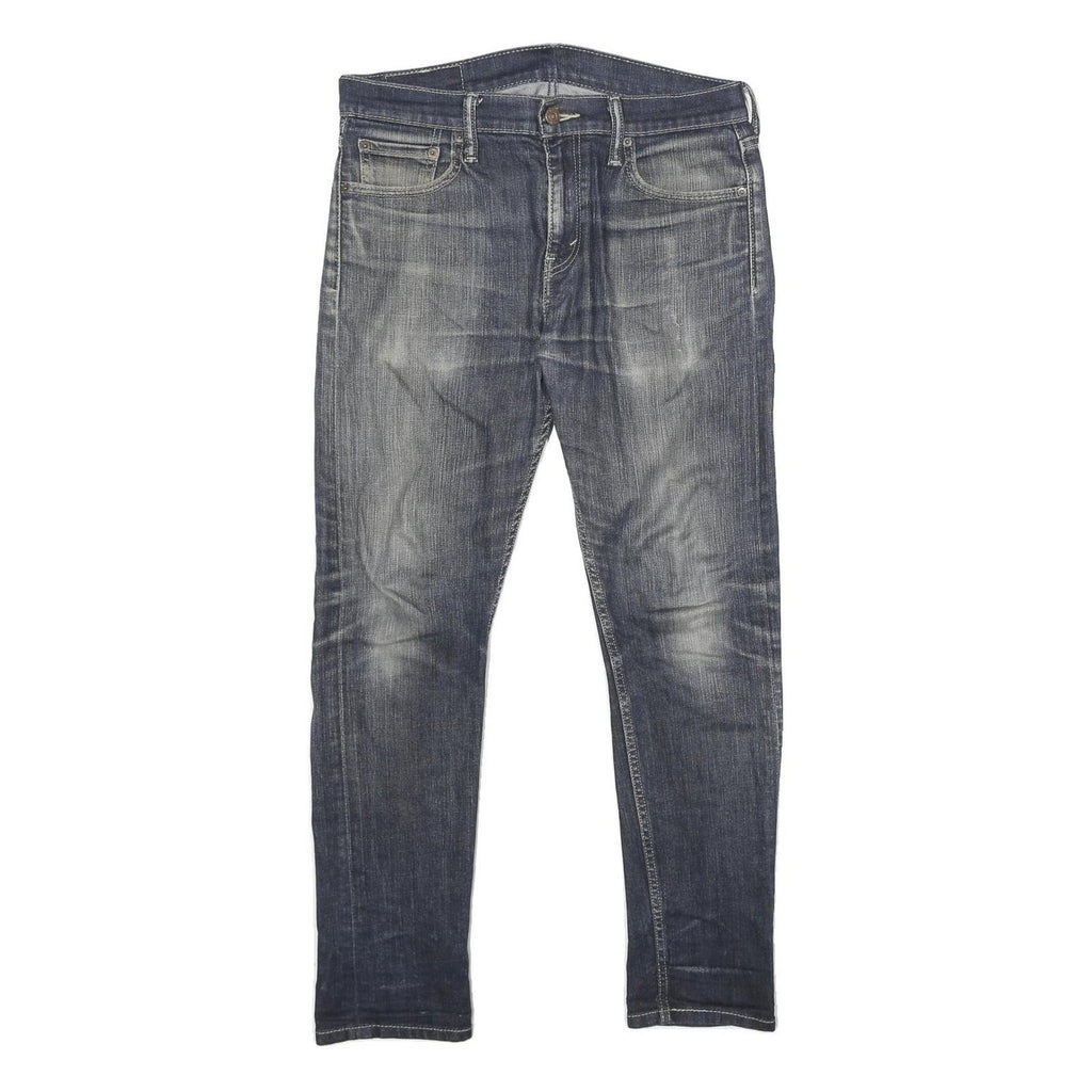 LEVI'S 510 Mens Slim Blue Denim Medium W30 L30 Slim Fit Zip Jeans