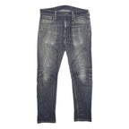 LEVI'S 510 Mens Slim Blue Denim Medium W30 L30 Slim Fit Zip Jeans