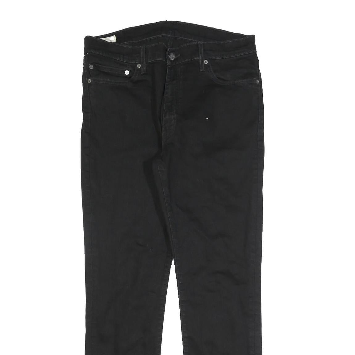 LEVI'S 511 BIG E Mens Jeans Black Slim Skinny Denim Medium W34 L32 Stylish