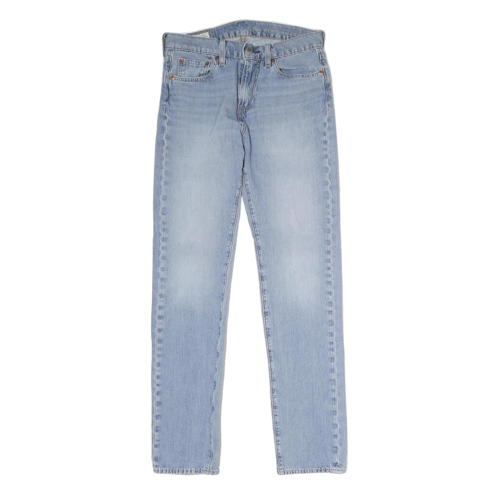 LEVI'S 510 Womens Slim Jeans Denim Light W28 L32 Classic Fit Zip Pockets