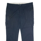DICKIES Workwear Cargo Mens Trousers Black Regular Straight W44 L32