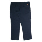 DICKIES Workwear Cargo Mens Trousers Black Regular Straight W44 L32