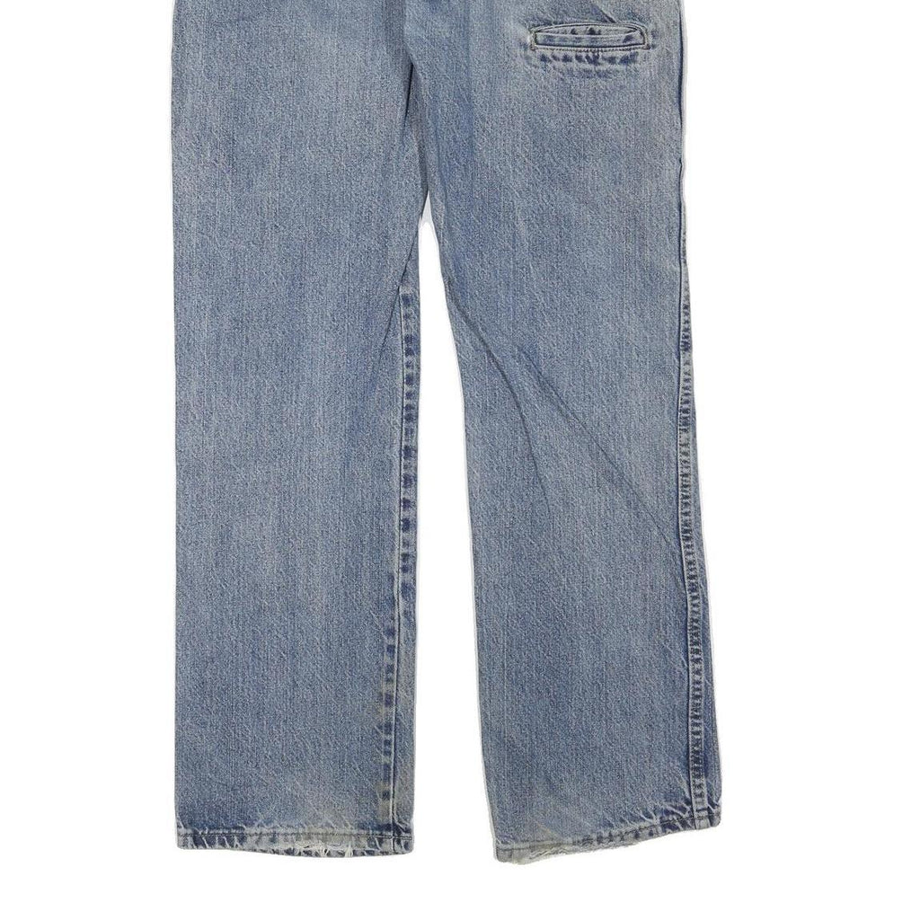 DICKIES Womens Jeans Blue Regular Straight Denim Medium W34 L32 Casual Classic