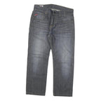 LEE COOPER Mens Regular Fit Grey Denim Jeans Cotton Blend Zip W32 L26 Classic
