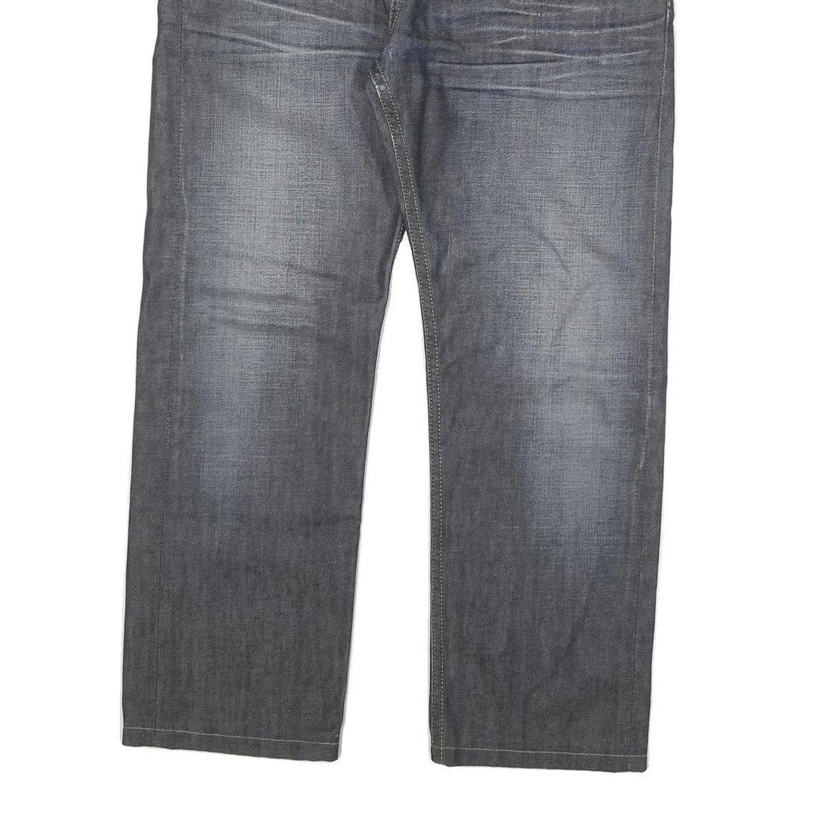 LEE COOPER Mens Regular Fit Grey Denim Jeans Cotton Blend Zip W32 L26 Classic