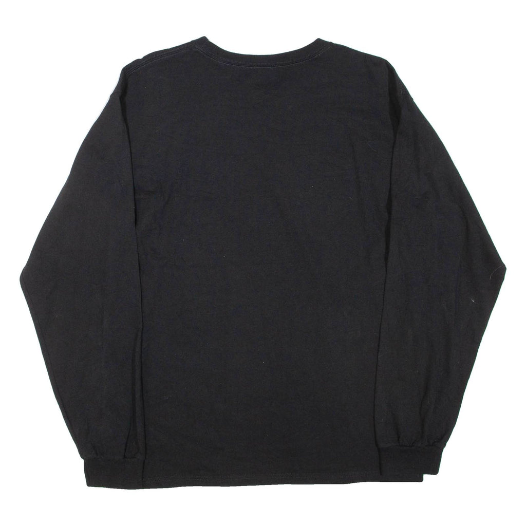 NFL Super Bowl Mens T-Shirt Black Long Sleeve USA L