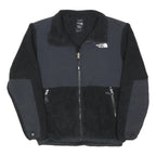 THE NORTH FACE Boys Black Fleece Jacket 15-16Y Polyester Zip Outdoor Warm