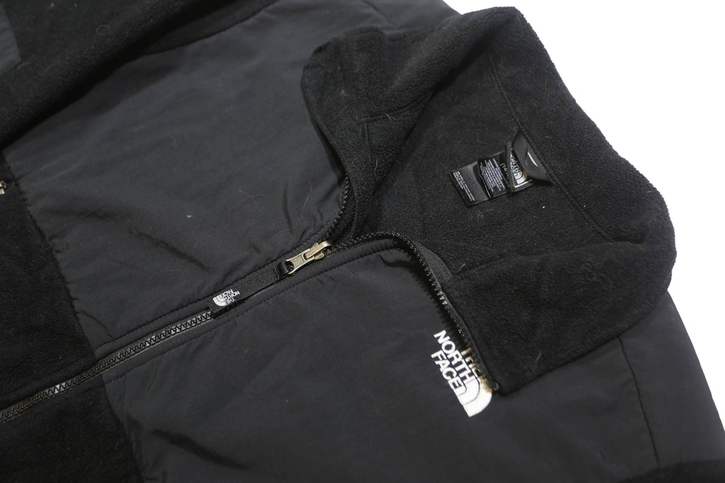 THE NORTH FACE Boys Black Fleece Jacket 15-16Y Polyester Zip Outdoor Warm