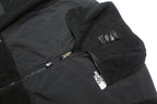 THE NORTH FACE Boys Black Fleece Jacket 15-16Y Polyester Zip Outdoor Warm