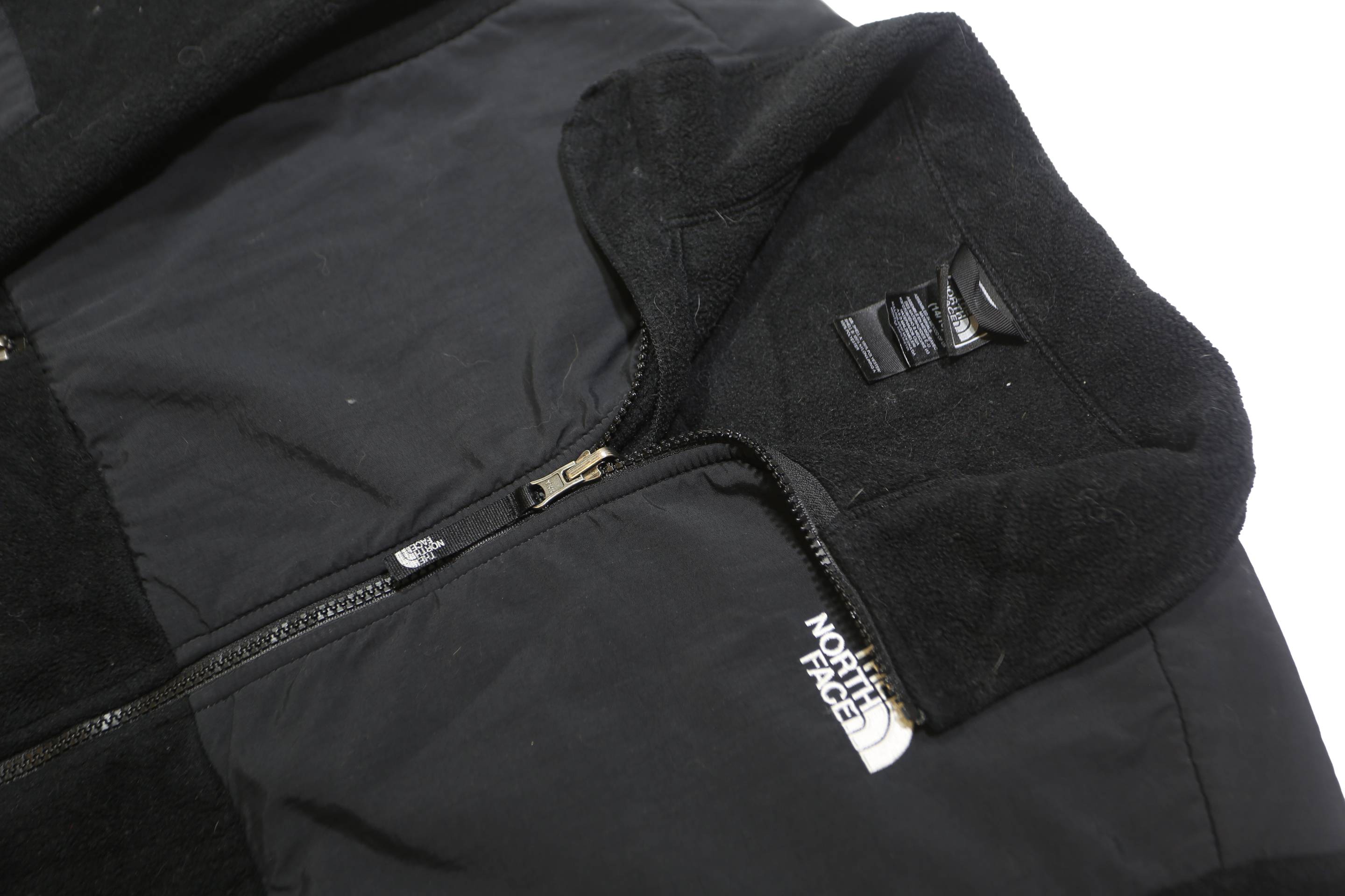 THE NORTH FACE Boys Black Fleece Jacket 15-16Y Polyester Zip Outdoor Warm
