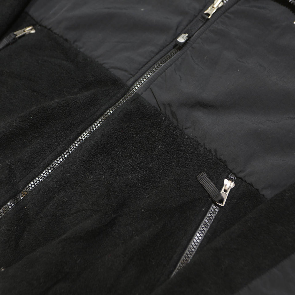 THE NORTH FACE Boys Black Fleece Jacket 15-16Y Polyester Zip Outdoor Warm