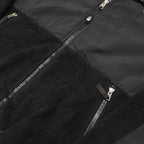 THE NORTH FACE Boys Black Fleece Jacket 15-16Y Polyester Zip Outdoor Warm