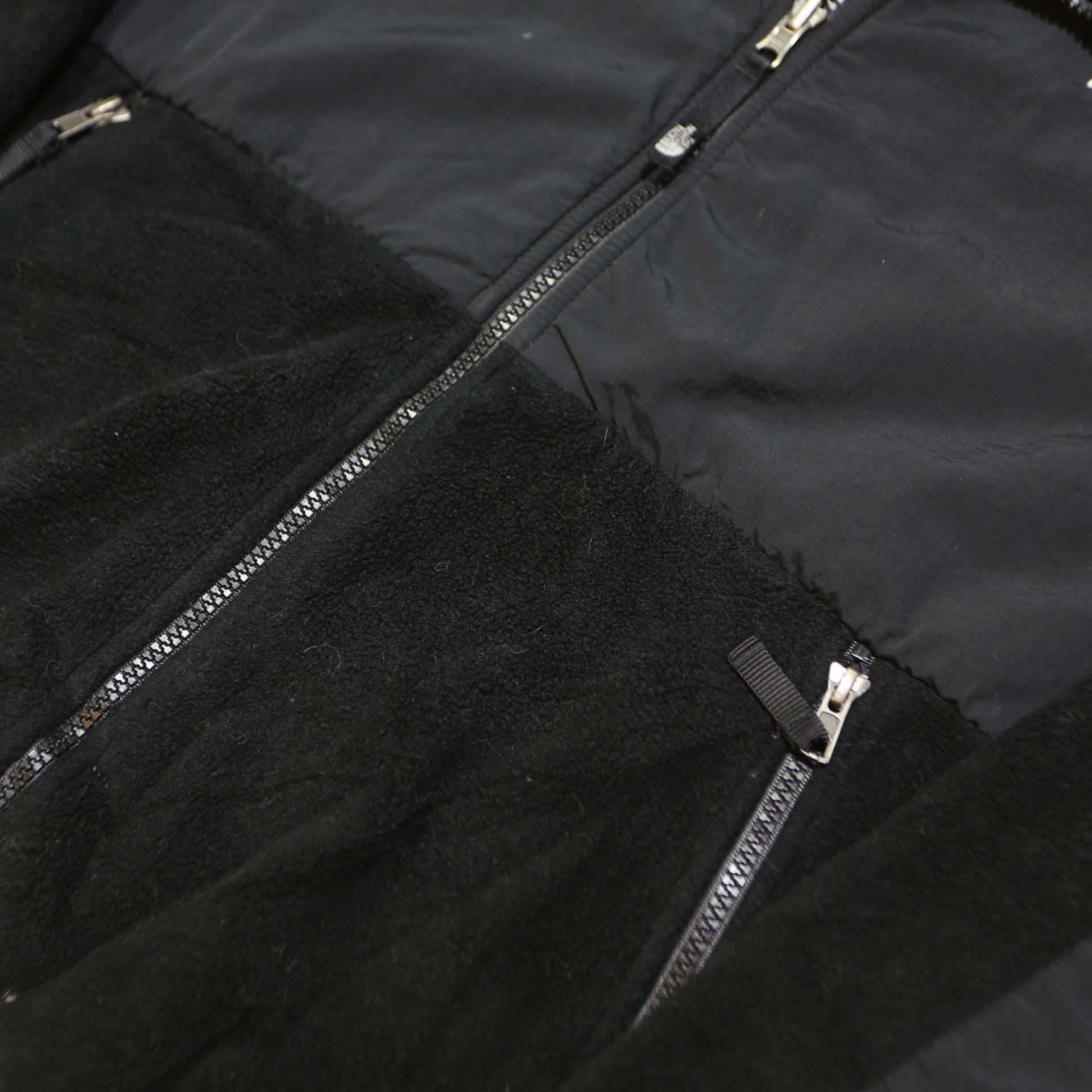 THE NORTH FACE Boys Black Fleece Jacket 15-16Y Polyester Zip Outdoor Warm