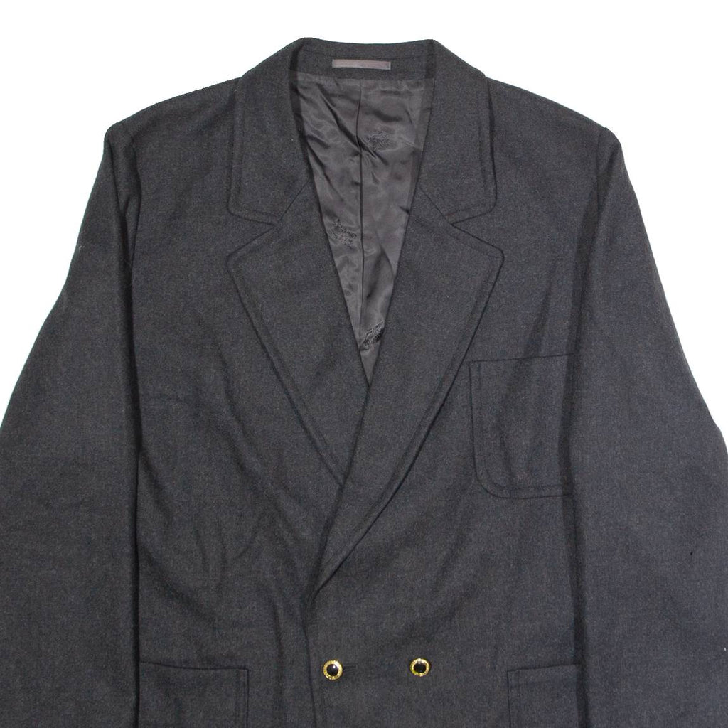 BURBERRY Mens Blazer Jacket Grey Wool XL