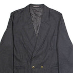 BURBERRY Mens Blazer Jacket Grey Wool XL