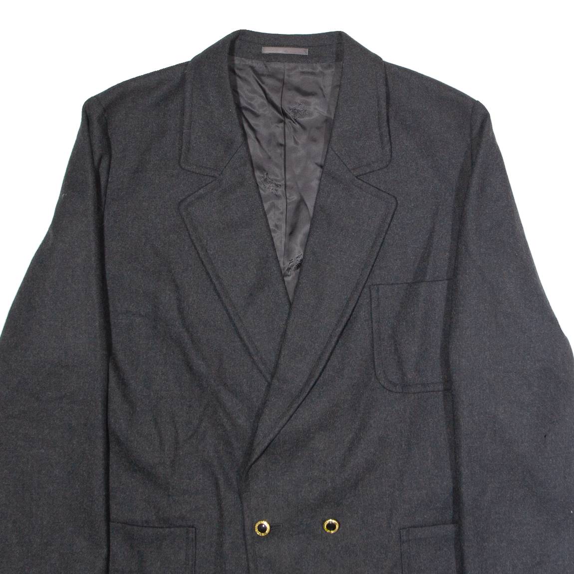 BURBERRY Mens Blazer Jacket Grey Wool XL