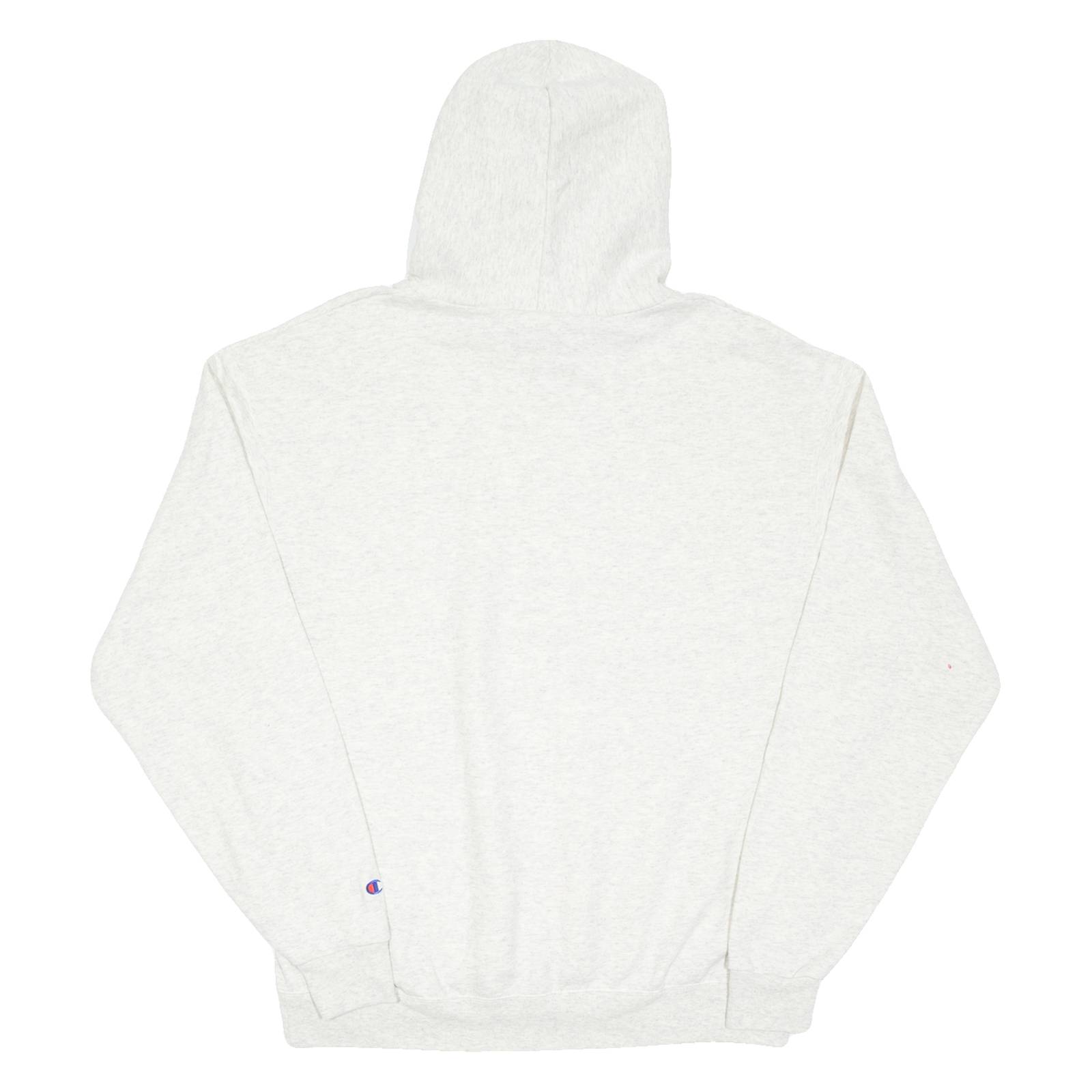 CHAMPION Wisconsin Mens Grey Hoodie USA L
