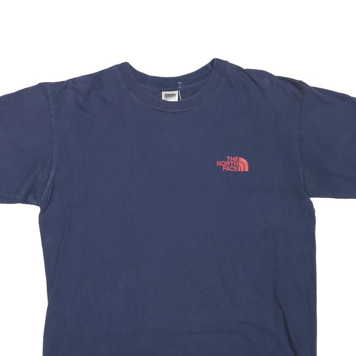 THE NORTH FACE Mens Navy Blue Graphic T-Shirt M Short Sleeve Crew Neck Outdoor