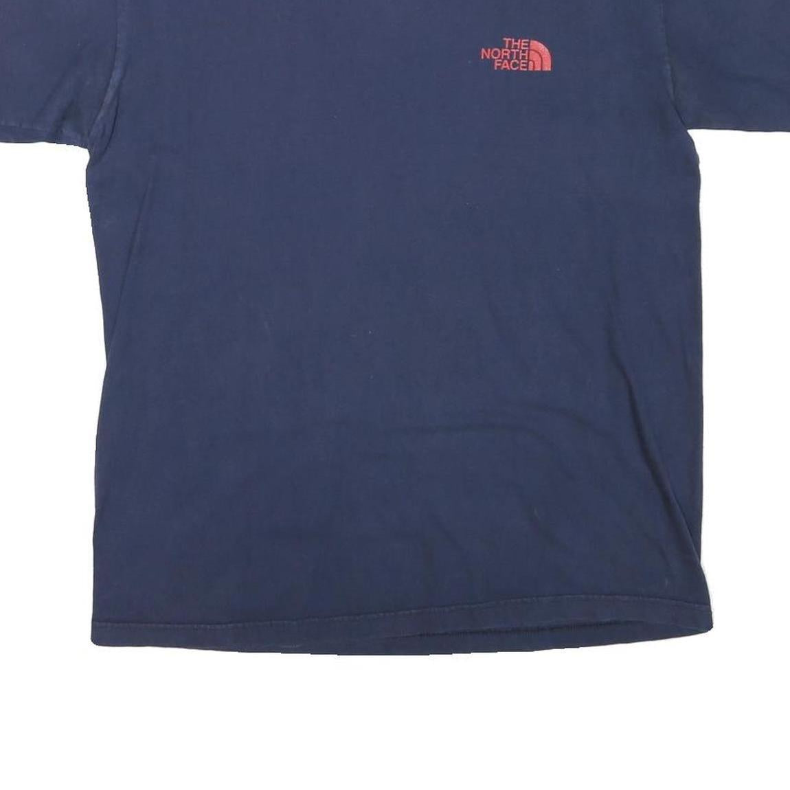 THE NORTH FACE Mens Navy Blue Graphic T-Shirt M Short Sleeve Crew Neck Outdoor