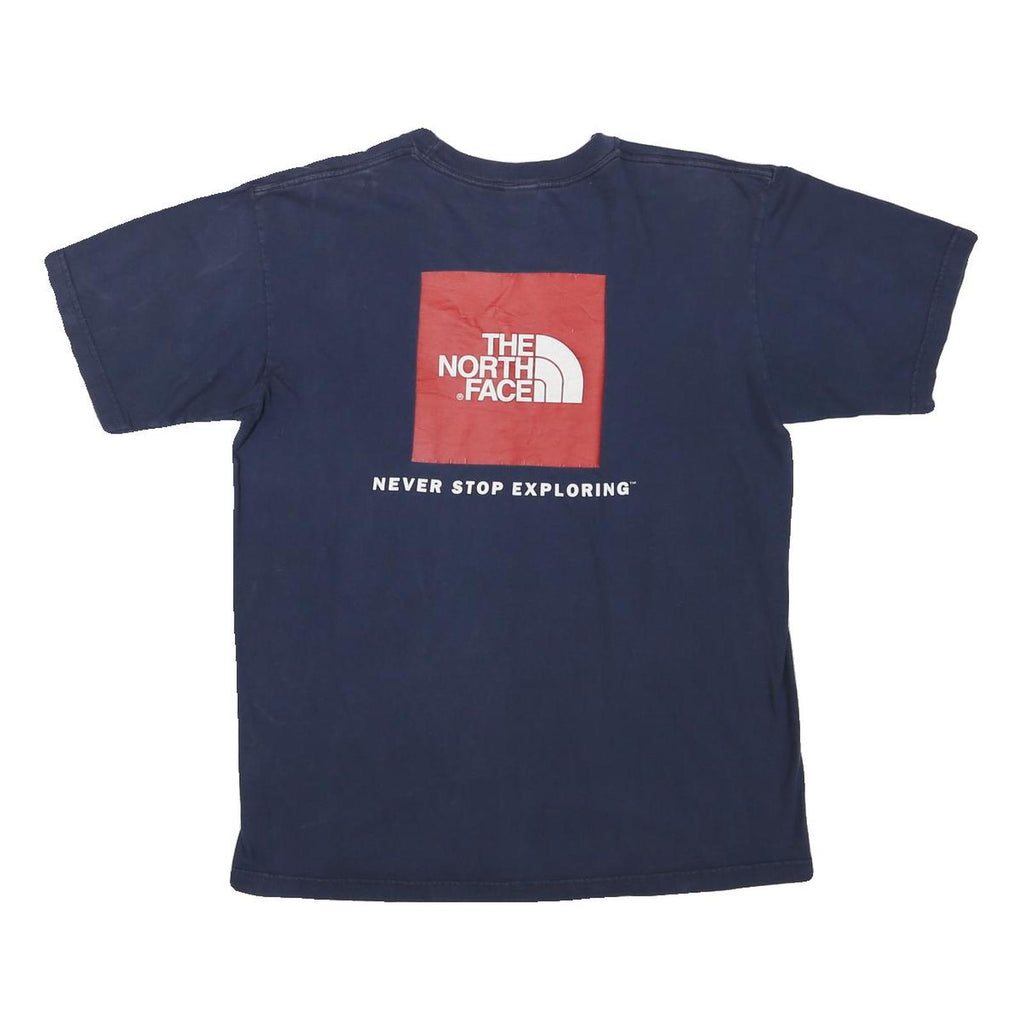 THE NORTH FACE Mens Navy Blue Graphic T-Shirt M Short Sleeve Crew Neck Outdoor