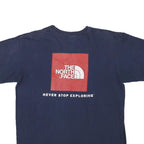 THE NORTH FACE Mens Navy Blue Graphic T-Shirt M Short Sleeve Crew Neck Outdoor