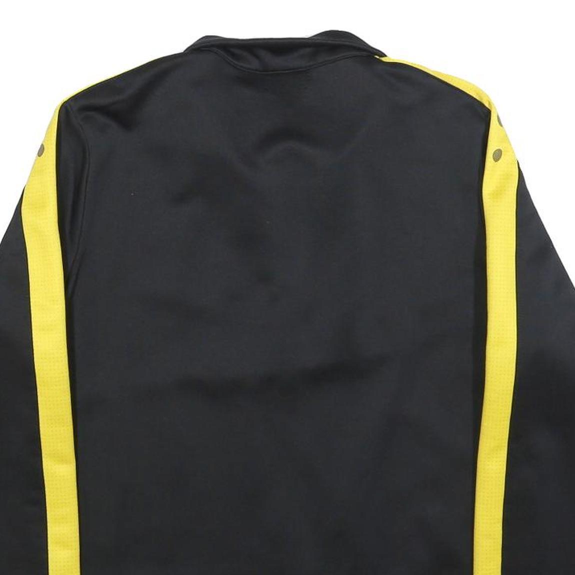 JAKO Mens Black & Yellow FC Döttingen 1/4 Zip S Sports Training Sweatshirt