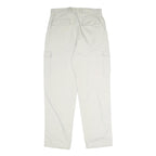 ANGELO LITRICO Mens Cotton Blend Beige Regular Fit Cargo Trousers W30 L31