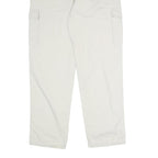 ANGELO LITRICO Mens Cotton Blend Beige Regular Fit Cargo Trousers W30 L31