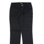 DICKIES Workwear Womens Trousers Black Slim Straight W30 L30