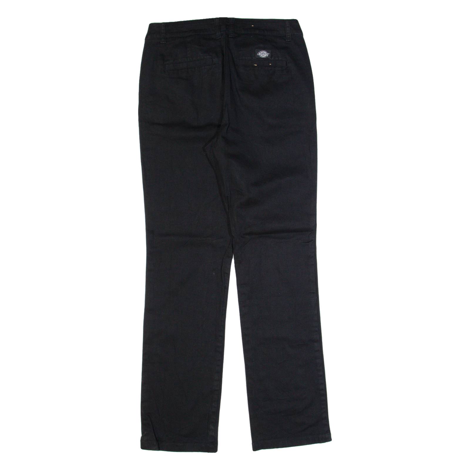 DICKIES Workwear Womens Trousers Black Slim Straight W30 L30
