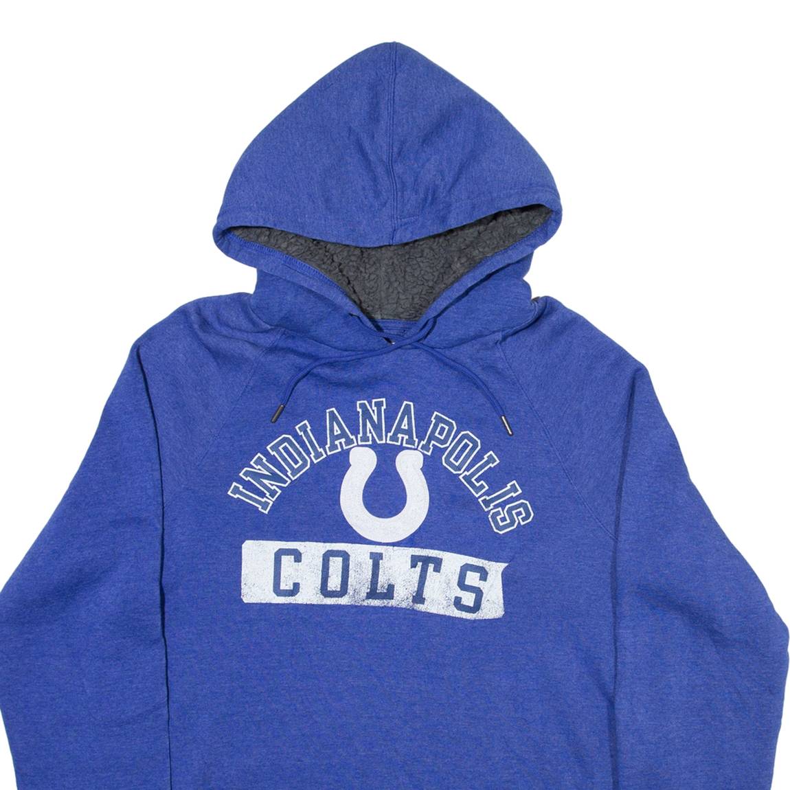 NFL Indianapolis Colts Mens Blue Hoodie USA L