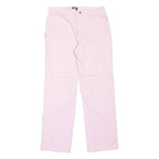 DICKIES Carpenter Workwear Womens Jeans Pink Regular Straight W30 L28