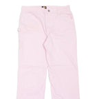 DICKIES Carpenter Workwear Womens Jeans Pink Regular Straight W30 L28