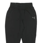 PUMA Mens Joggers Black M W30 L24 Slim Tapered Cotton Blend Sportswear