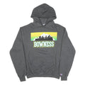 CHAMPION Mens Grey Bowness Pullover Hoodie M Cotton Blend Casual Streetwear