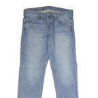 LEVI'S 501 Mens Classic Jeans Blue Denim Medium W34 L30 Button Closure