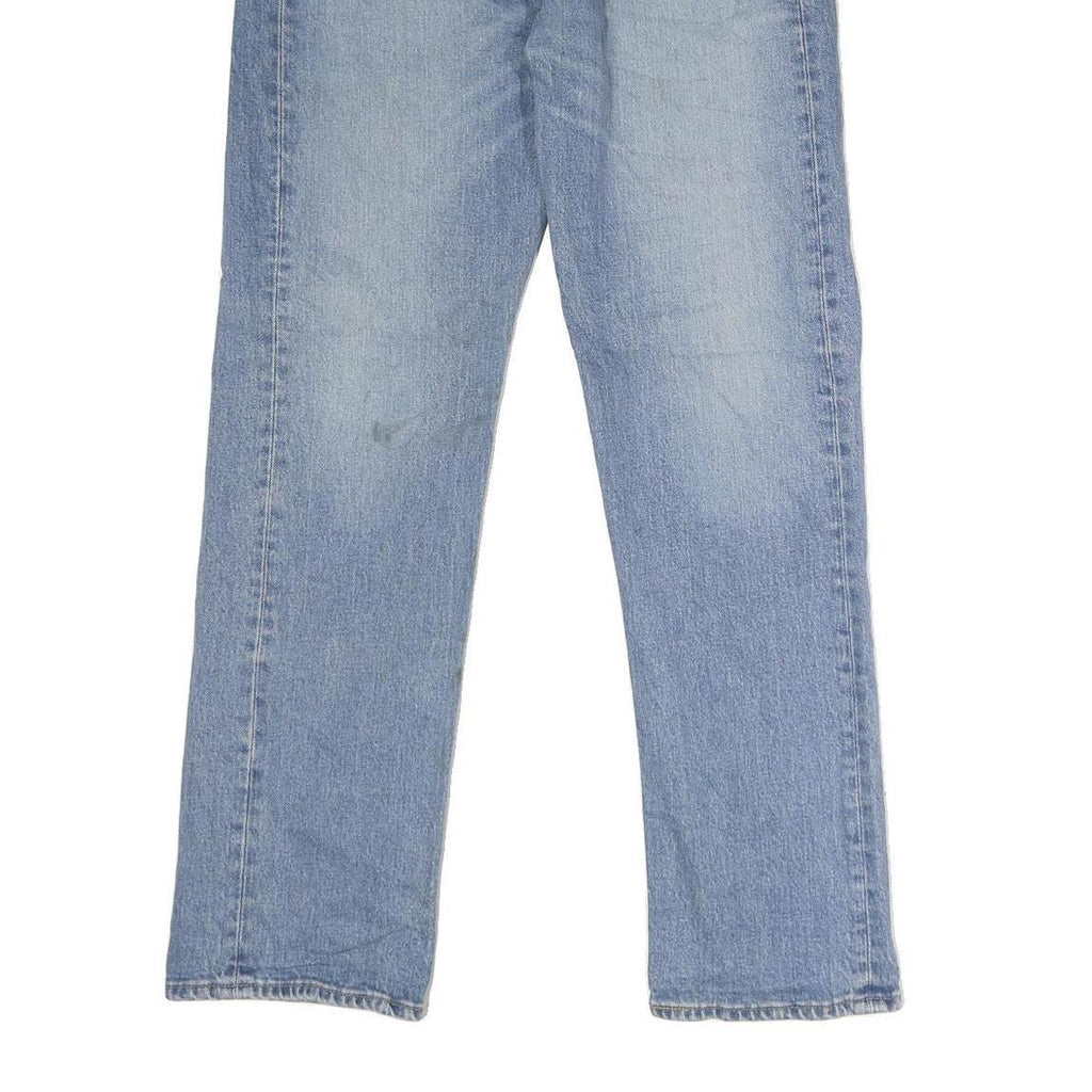 LEVI'S 501 Mens Classic Jeans Blue Denim Medium W34 L30 Button Closure
