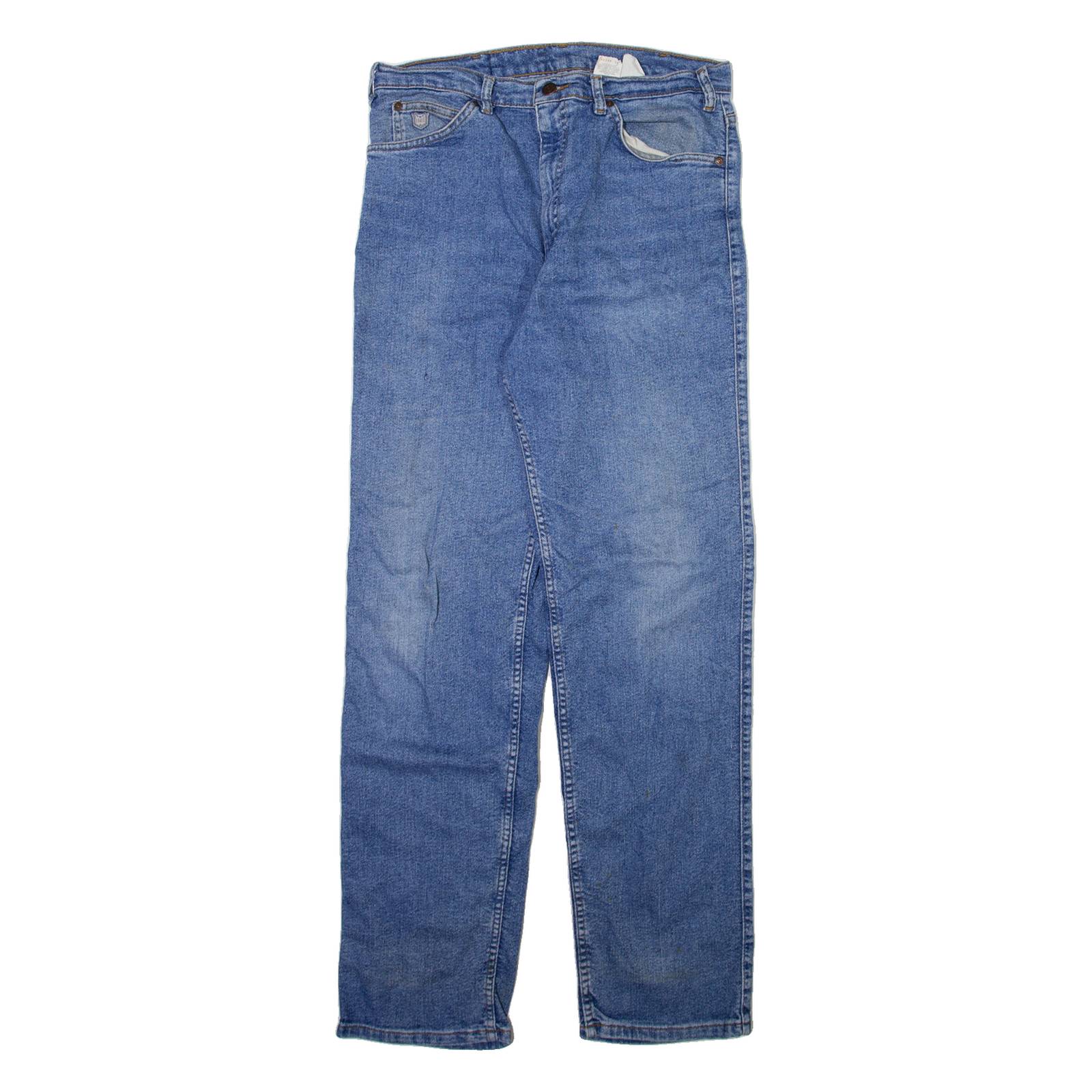 LEVI'S Irregular Mens Jeans Blue Straight 90s Stone Wash W33 L31