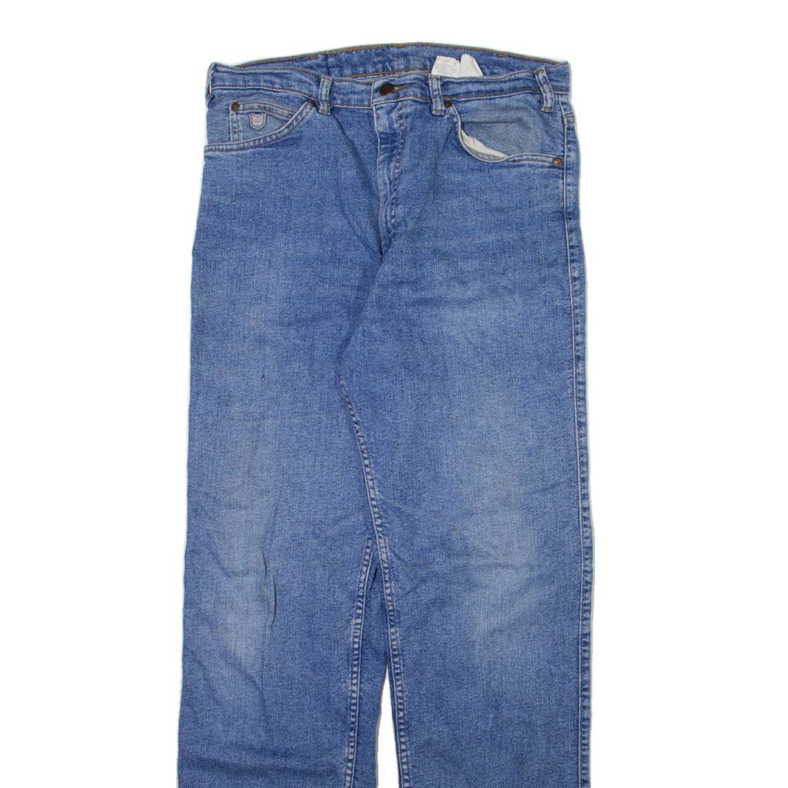 LEVI'S Irregular Mens Jeans Blue Straight 90s Stone Wash W33 L31