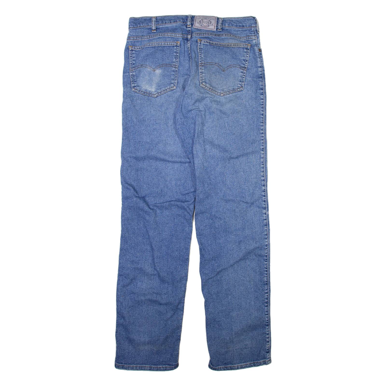 LEVI'S Irregular Mens Jeans Blue Straight 90s Stone Wash W33 L31