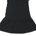 GAP Womens Black Day Polyester Blend Mini Dress UK 12 Zip Front Casual