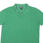 RALPH LAUREN POLO JEANS COMPANY Mens Green Short Sleeve Plain L Cotton Blend