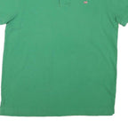 RALPH LAUREN POLO JEANS COMPANY Mens Green Short Sleeve Plain L Cotton Blend
