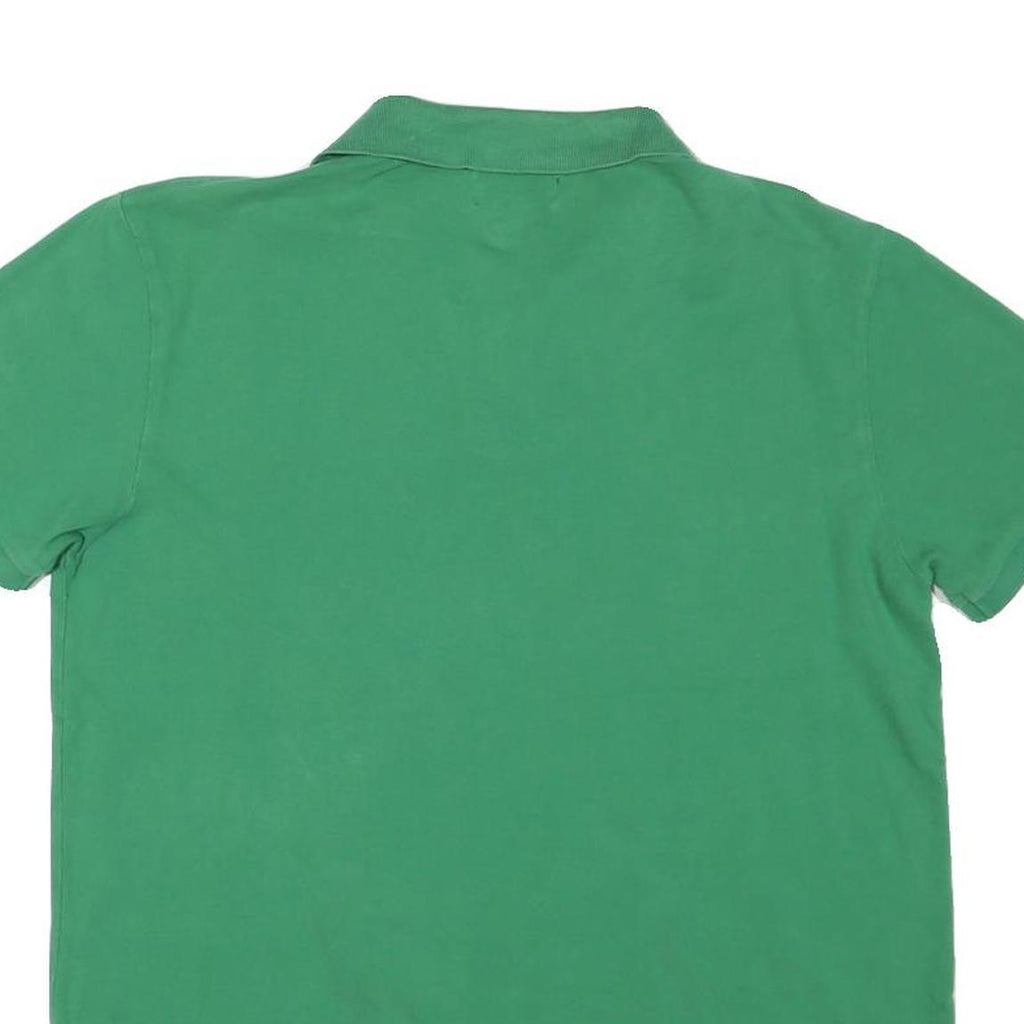 RALPH LAUREN POLO JEANS COMPANY Mens Green Short Sleeve Plain L Cotton Blend