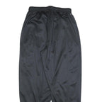 Womens Joggers Black & Purple Regular Tapered M W28 L28 Polyester Comfort Fit