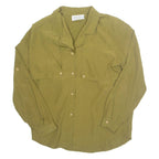 Womens Shirt Green Long Sleeve M