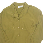 Womens Shirt Green Long Sleeve M