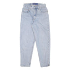 JEFFERY JEANS Womens Jeans Blue Relaxed Tapered Denim Light W26 L26 Stylish